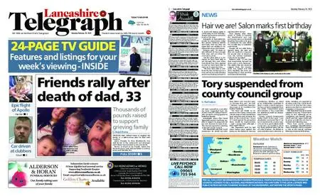 Lancashire Telegraph (Burnley, Pendle, Rossendale) – February 20, 2021