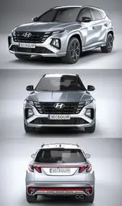 Hyundai Tucson N-Line 2021 3d model