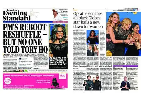 London Evening Standard – January 08, 2018