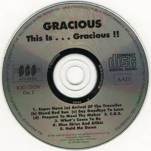 Gracious - Gracious! / This Is... Gracious!! (1970/1971) {1995, Reissue}