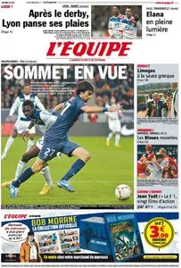 L'Equipe Edition du Mardi 11 Décembre 2012