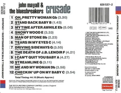 John Mayall & The Bluesbreakers - Crusade (1967)