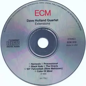 Dave Holland Quartet - Extensions (1990) {ECM 1410}