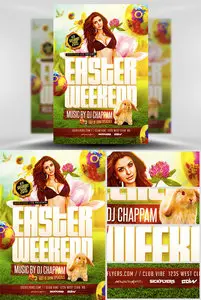 Easter Weekend Flyer Template