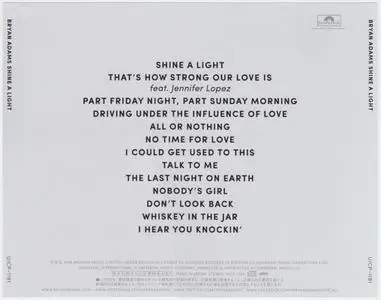 Bryan Adams - Shine A Light (2019) [Japanese Edition]