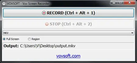 VovSoft Vov Screen Recorder 2.3