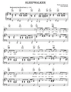 Sleepwalker - The Kinks (Piano-Vocal-Guitar)