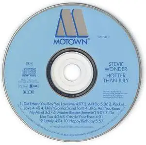 Stevie Wonder - Hotter Than July (1980) [1987, Reissue]