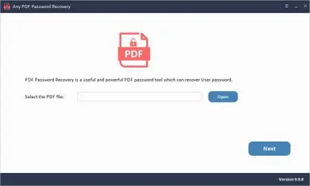 Any PDF Password Recovery 9.9.8 Multilingual Portable