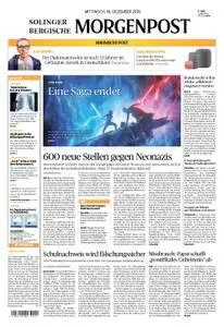 Solinger Morgenpost – 18. Dezember 2019