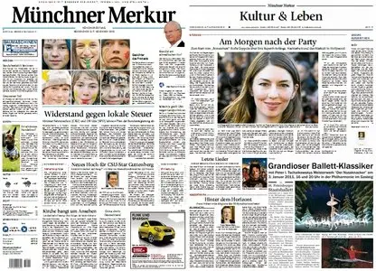 Münchner Merkur Wochenendausgabe vom 6./7. November 2010