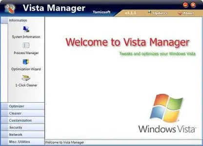 Vista Manager 1.4.9 for 64 and 32 bit