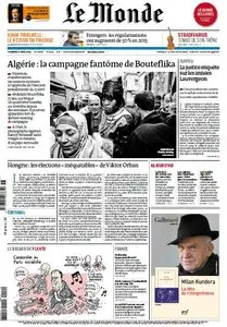 Le Monde et Suppléments - Vendredi 11 Avril 2014