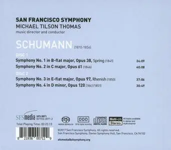San Francisco Symphony & Michael Tilson Thomas - Schumann: Symphonies Nos. 1-4 (2017)