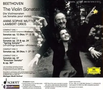 Beethoven ·  Violin Sonatas · Mutter · Orkis