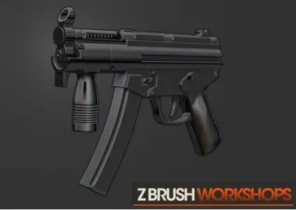 ZBrushWorkshops: Sculpting an MP5-K in ZBrush 4