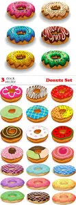 Vectors - Donuts Set