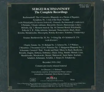 Sergei Rachmaninoff - The Complete Recordings (1992) (10CD Box Set)