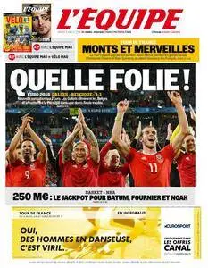 L'Equipe du Samedi 2 Juillet 2016