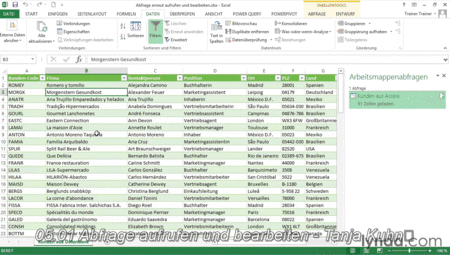  Excel 2013: Power Query Business Intelligence mit dem Add-In Power Query