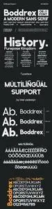 Boddrex - A Modern Sans Serif Font