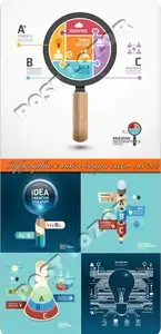 Infographic creative design vector set 208