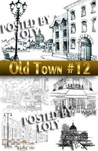Old Town #12 - Stock Vector