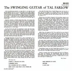 Tal Farlow - The Swinging Guitar Of Tal Farlow (1956) {Verve Japan UCCU-9282 24-bit rel 2006}