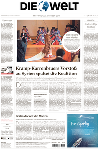 Die Welt - 23 Oktober 2019