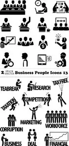 Vectors - Business People Icons 13