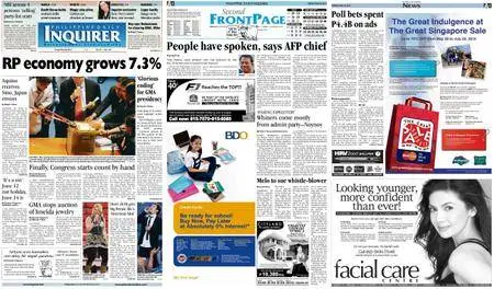 Philippine Daily Inquirer – May 28, 2010
