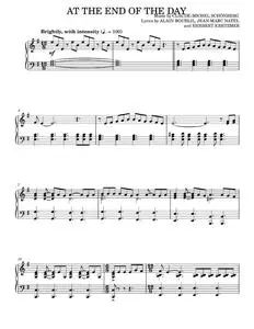 At The End Of The Day - Les Miserables Musical, Susan Boyle (Piano Solo)