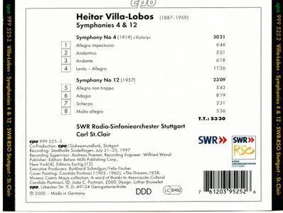 Heitor Villa-Lobos - Complete Symphonies (2009) (Carl St. Clair) (7CD Box Set)