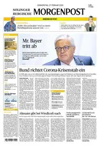 Solinger Morgenpost – 27. Februar 2020