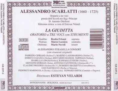 Estevan Velardi, Alessandro Stradella Consort - Alessandro Scarlatti: La Giuditta (1995)