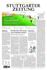 Stuttgarter Zeitung Blick vom Fernsehturm - 15. Januar 2018
