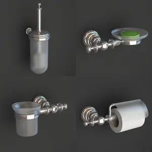 3D Models of accessories for bathroom
