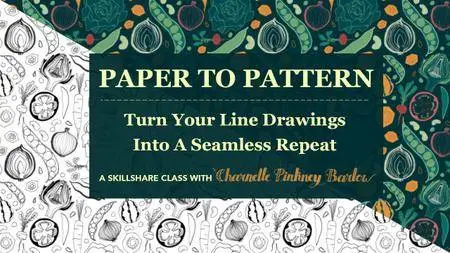 Paper to Pattern: How to Turn Line Drawings into a Seamless Repeat