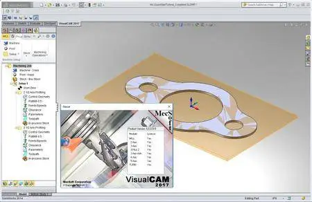 MecSoft VisualCAM 2017 version 6.0.519