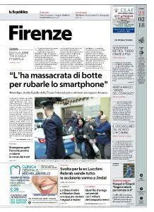 la Repubblica Firenze - 23 Febbraio 2018