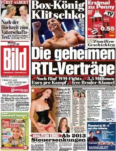 Bild Zeitung vom 04 Juli 2011