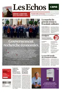 Les Echos du Jeudi 3 Octobre 2024