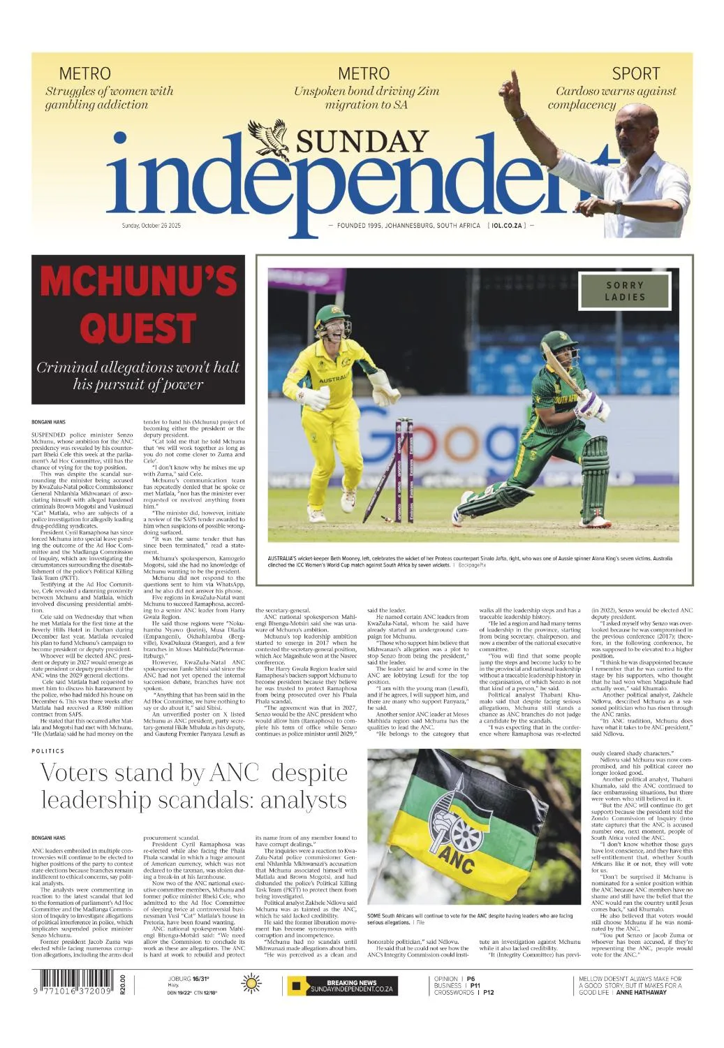 Sunday Independent - 26 October 2025
