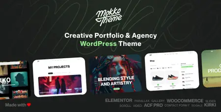 Mokko - Creative Portfolio & Agency WordPress Theme 52026665