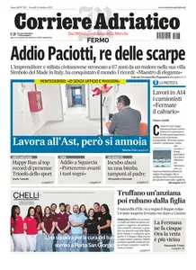 Corriere Adriatico Fermo - 13 Ottobre 2025