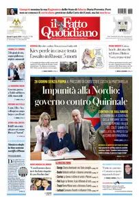 Il Fatto Quotidiano - 8 Agosto 2024