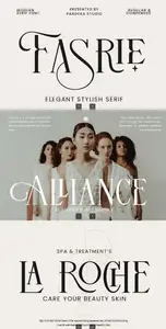 EE - Fasrie  Luxury Modern Logo Font SHA4UBB