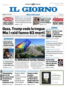 Il Giorno Milano Metropoli - 29 Giugno 2025