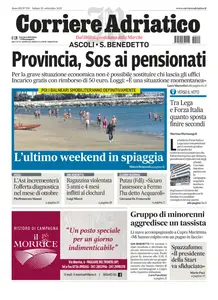 Corriere Adriatico Ascoli - 20 Settembre 2025
