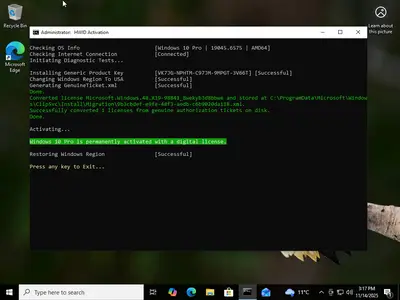 Windows 10 Pro 22H2 build 6575 Preactivated (x64) Multilingual November 2025